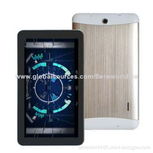 Metal Housing 7" Dual-core Tablet PC with 3G Calling, GPS, Dual-camera